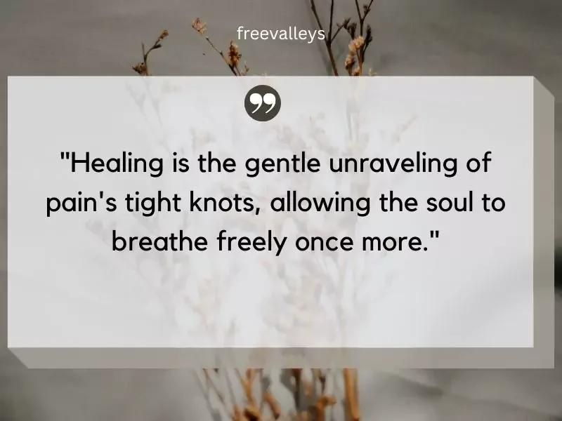 short Self Healing Quotes