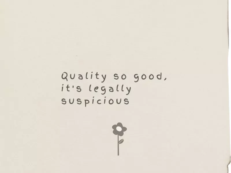 Funny Quality Slogans